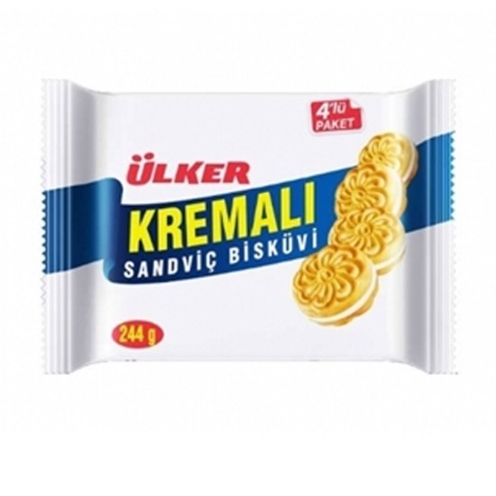 Ülker Bıskuvı Kremalı Sade 69 Grx4 Lu 