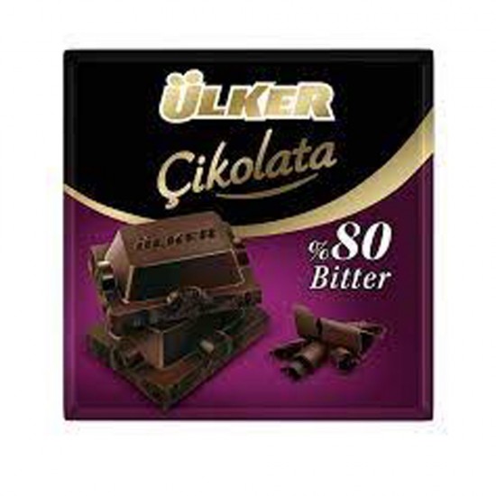 Ülker Çikolata %80 Kakaolu Bıtter Cık. 60 Gr