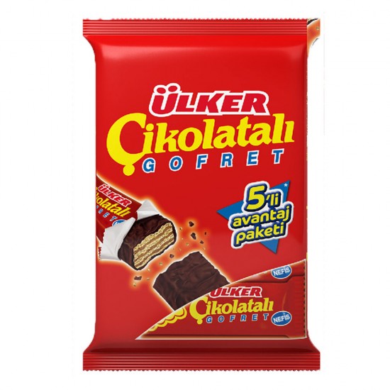 Ülker Çikolatalı Gofret 5 Lı 