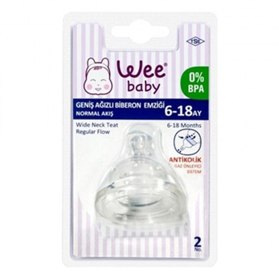 Wee Genıs Agızlı Bıberon Emzıgı Normal Akıs No 2